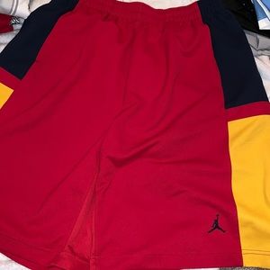 Like New Red and Black Jordan Basketball Shorts